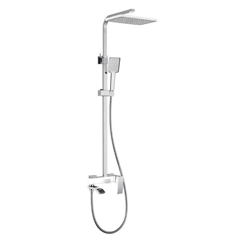 Душова колонна KOER KB-56007-04 зі змішувачем, 3 функції, хром + білий (KR5159) Харків - фото 1