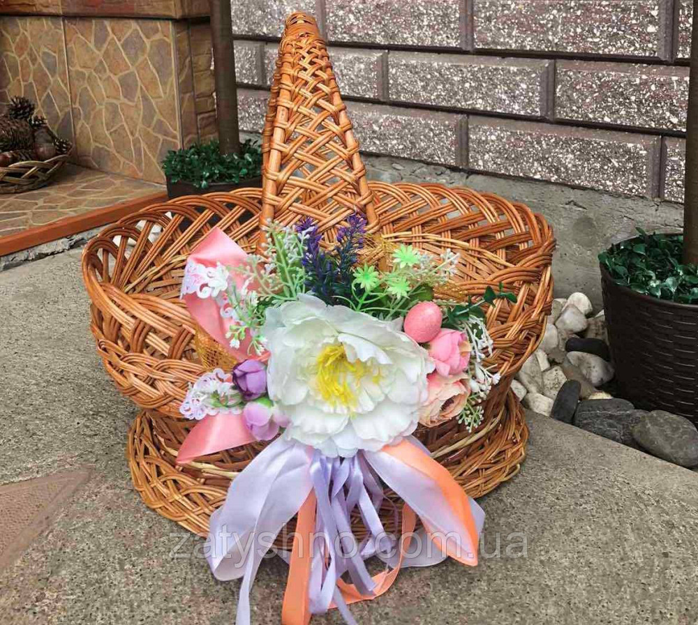 Пасхальний кошик з прикрасою Київ - фото 1