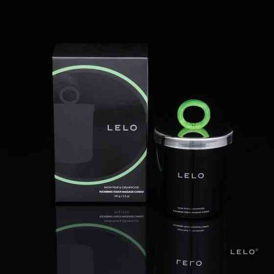 Масажна свічка LELO Massage Candle Snow Pear & Cedarwood, соєвий віск, 36 годин горіння Sex Aura Київ