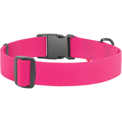 Ошейник для животных WAUDOG Waterproof с QR паспортом пластиковый фастекс XXL розовый (25117) Винница - изображение 2