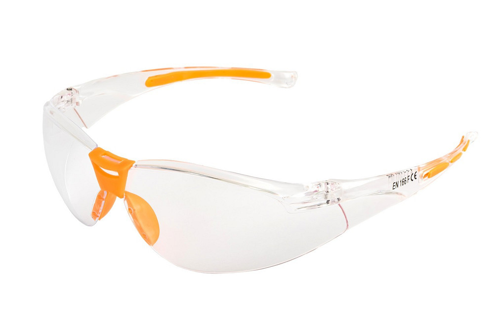 MASTERTOOL Окуляри відкриті MASTERTOOL лінза ANTI-SCRATCH м'який носоупор протиковзкі дужки l-к Коломия - фото 1