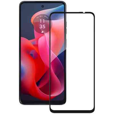 Стекло защитное ACCLAB Full Glue MOTO G24/G34 Black (1283126590016) Винница