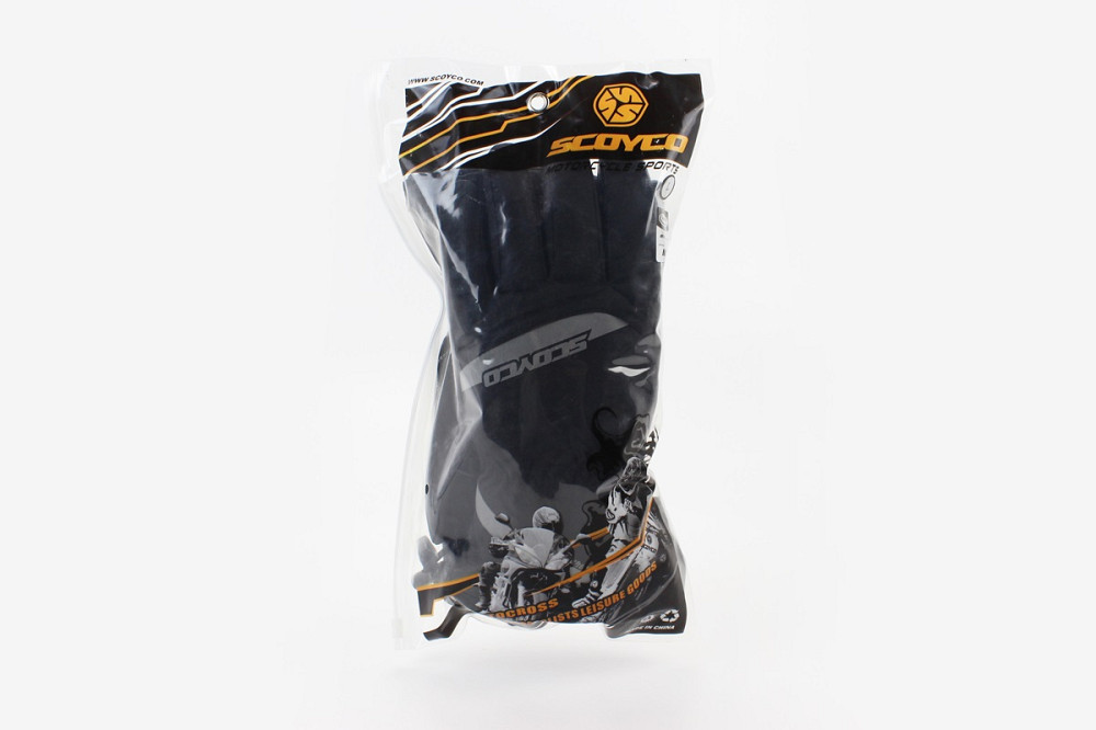 Перчатки мотоциклетні, теплі L-Чорно-Сірі Киев - изображение 2