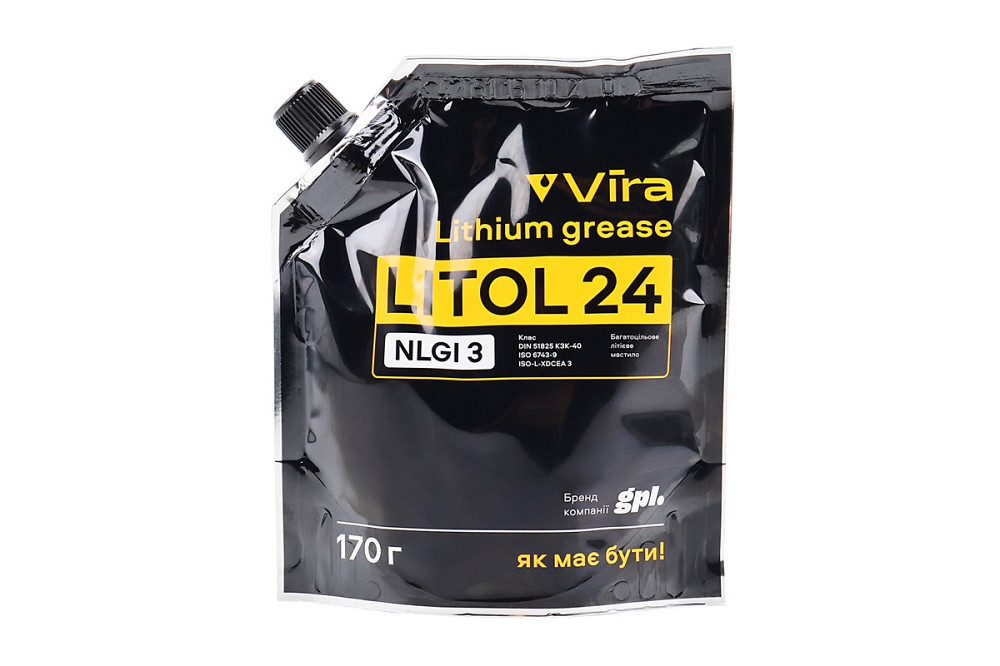 Мастило багатофункціональне "ЛІТОЛ-24 NLGI-3", 170g Дой-Пак Київ - фото 1