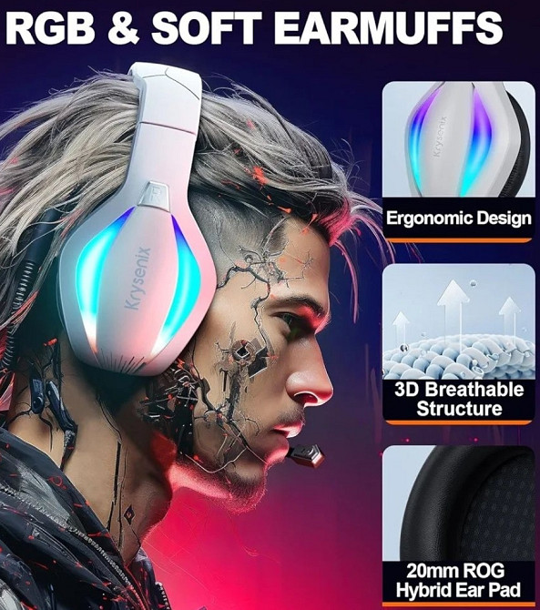 Профессиональная геймерская гарнитура нового поколения. Харьков - изображение 4