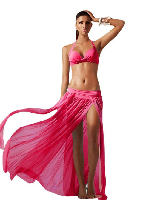 Юбка пляжная прозрачная универсальный розовый Киев - изображение 1