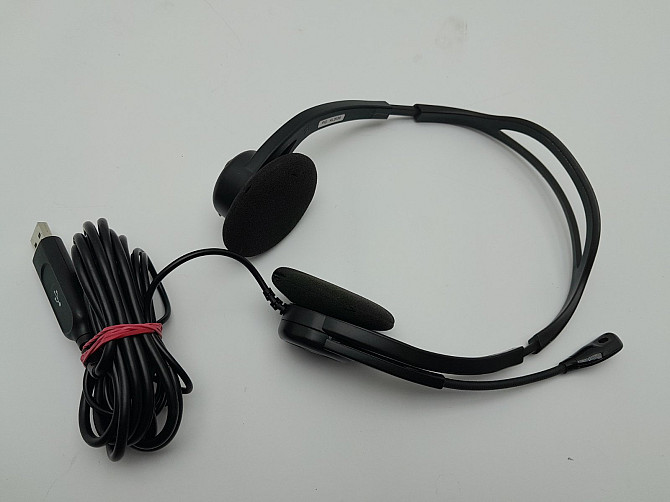 Провідні навушники Logitech headset usb 960 (Б клас) Луцк - изображение 1