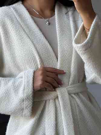 Жіночий теплий модний кардиган альпака Білий, 42/44 Одеса