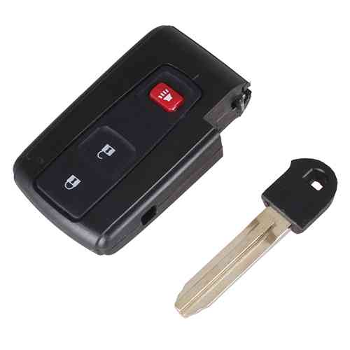 Ключ заготівка, корпус під чіп, 3кн, Toyota Prius, TOY43 Вінниця