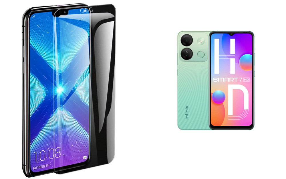 Защитное стекло NeoGlass для Infinix Smart 7, Smart 7 HD, Smart 7 Plus – ультрапрозрачное и устойчивое Киев - изображение 2