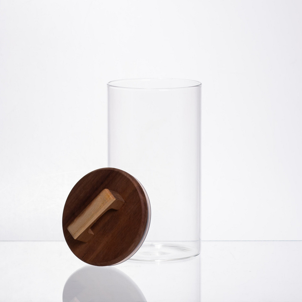 банка для сипучих продуктів з бамбуковою кришкою 1.2 л 64486-67 Коломыя - изображение 2