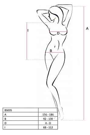 Боди с декоративным плетением BS035 pink Sex Aura Киев
