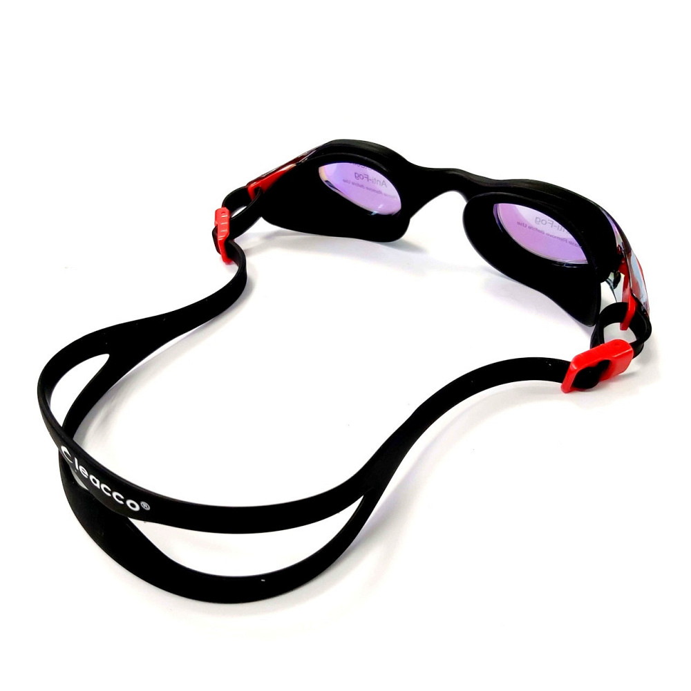 Окуляри для плавання LEACCO MC1970 Вишневе - фото 4