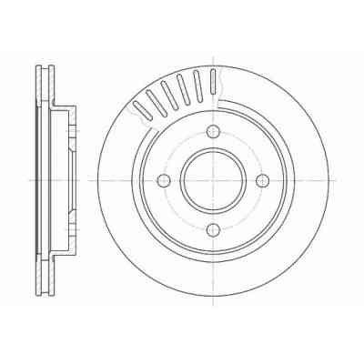 Гальмівний диск REMSA 6160.10 Вінниця