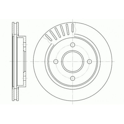 Гальмівний диск REMSA 6160.10 Вінниця - фото 1