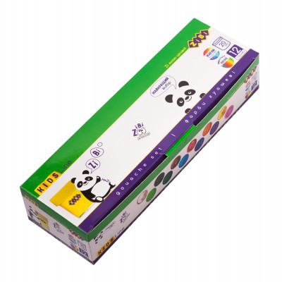 Гуашеві фарби ZiBi KIDS Line 12 кольорів по 20 мл (ZB.6604) Вінниця - фото 1