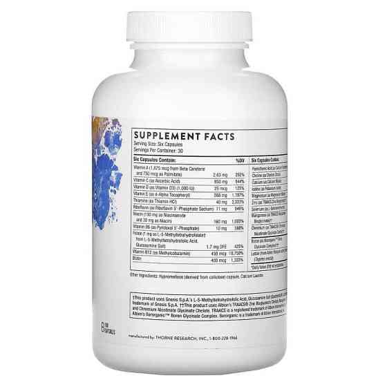 Мультивитамины для мужчин 50+ Thorne Men’s Multi 50+ 180 капс Киев