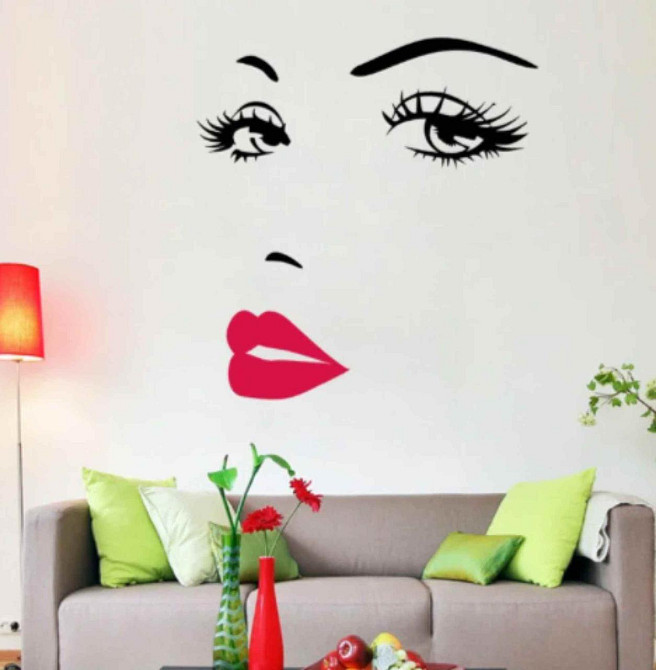 Декоративная наклейка для интерьера Девушка Киев - изображение 1