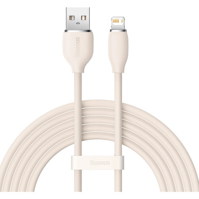 Дата кабель USB 2.0 AM to Lightning 2.0m 2.4A pink Baseus (CAGD000104) Вінниця - фото 1