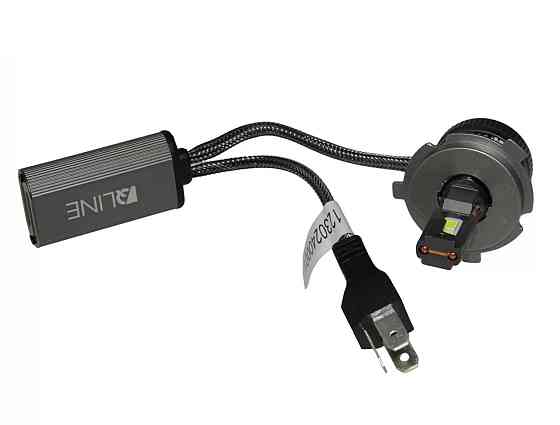 Комплект світлодіодних ламп QLine DualVision H4 (P43t) 65W Canbus 6000K 12V Харків