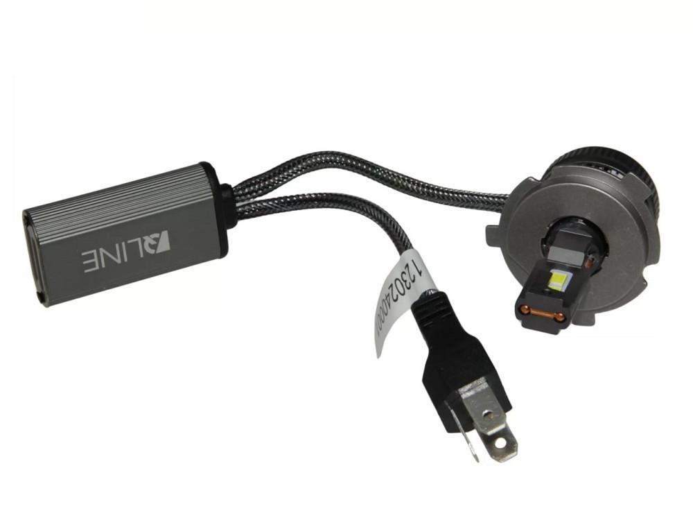 Комплект светодиодных ламп QLine DualVision H4 (P43t) 65W Canbus 6000K 12V Харьков - изображение 4