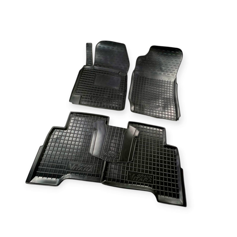 Килимки suzuki grand vitara 2005-2017 борт 2,5см, з перемичкою салону Мукачево - фото 1