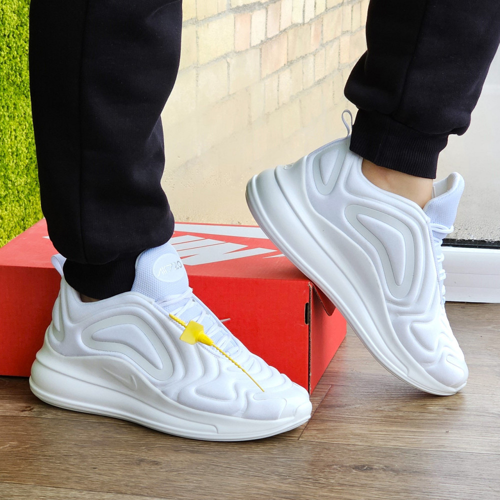 Кроссовки Nike 720 Белые Мужские Найк с Амортизацией (размеры: 40,41,42,43,44,45) Видео Обзор Днепр - изображение 10
