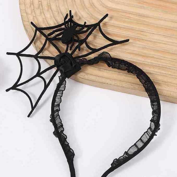 Обруч на Хэллоуина Паутина и паук one size черный Киев - изображение 6