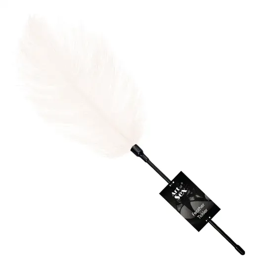 Лоскітка зі страусиним пером  Art of Sex - Feather Tickler, колір Білий Львів