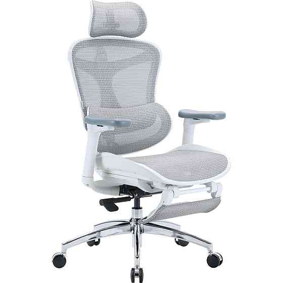 Кресло офисное Sihoo Doro C300L Mesh White with footrest (Doro-C300L-A3-102-JT) ( 14112 ) Харьков