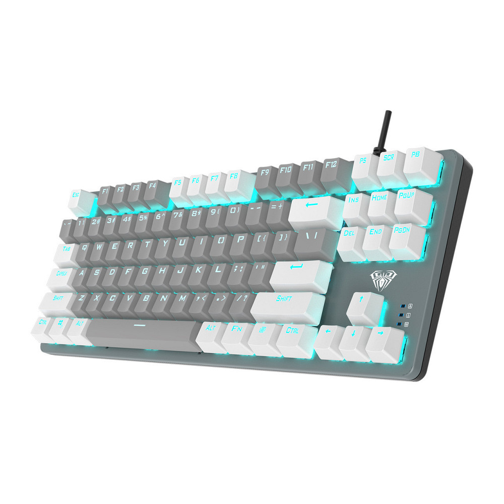 Клавіатура Aula Mechanical F3287 White/Grey keycap KRGD blue (6948391240688) білий, сірий Харьков - изображение 2
