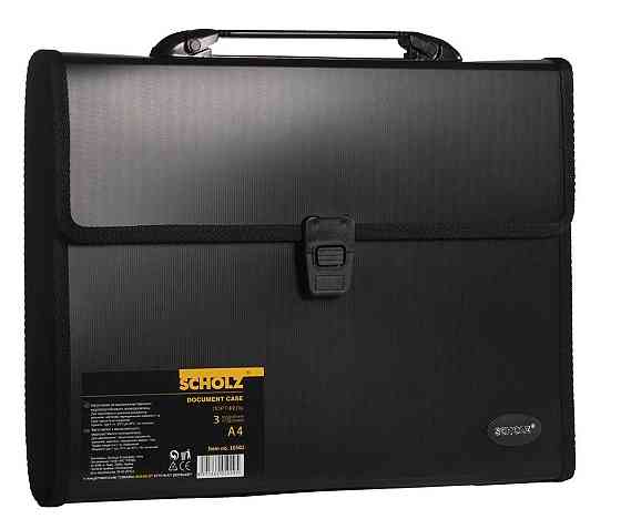 Портфель А4 "Scholz" 3 відділення чорний, 10502-09SCH, шт Київ
