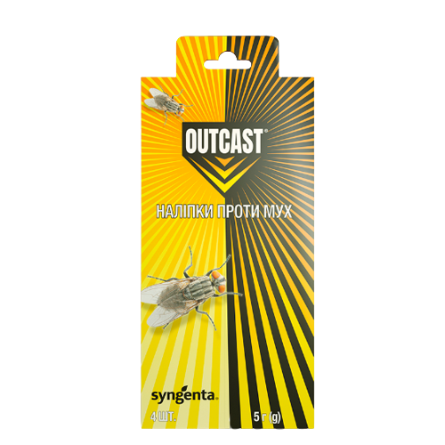 Наліпки від мух 5гр Outcast Syngenta Житомир