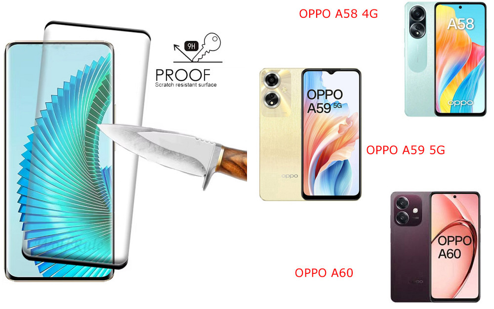 Захисне скло HyperGlass Pro для OPPO A58 4G, OPPO A59 5G, OPPO A60 – максимальна чутливість та захист Київ - фото 1