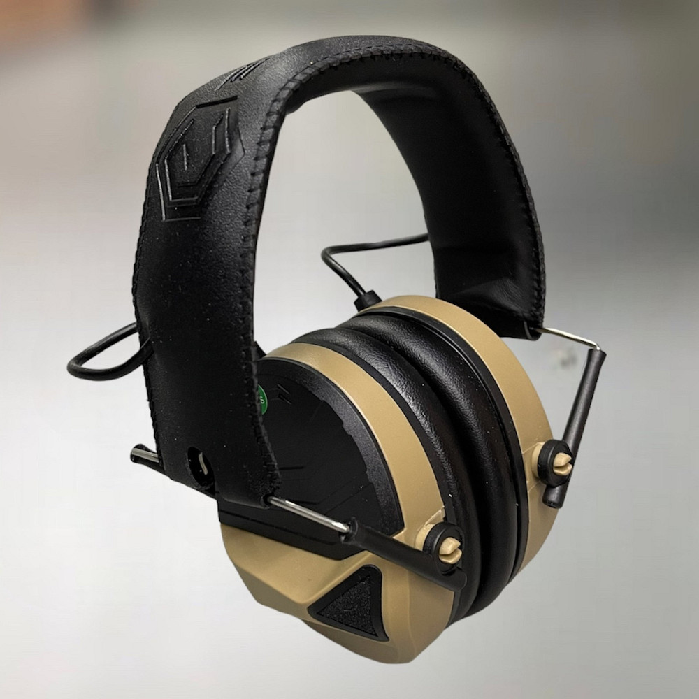 Наушники тактические Earmor M30, активные, NRR 24, цвет – Койот, активные наушники военные Solmir Киев - изображение 1