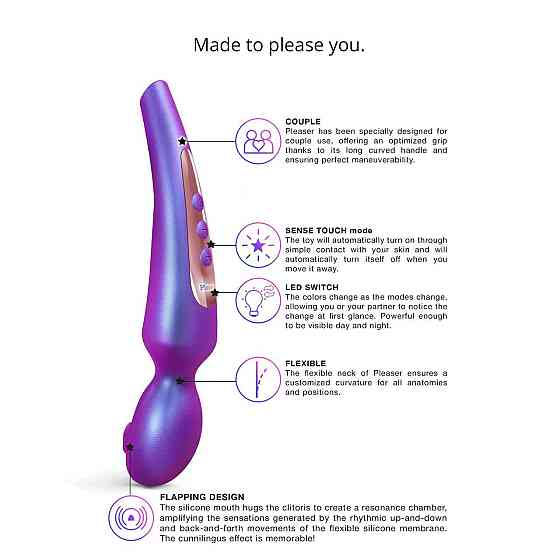 Вібромассажер Love To Love Pleaser Iridescent Night Sex Aura Київ