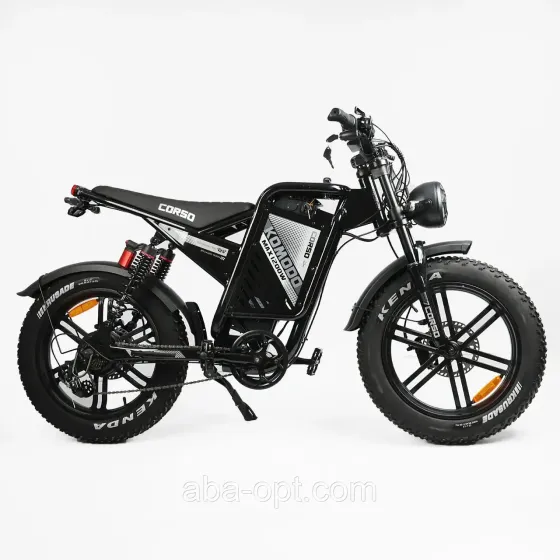 Электрофетбайк CORSO Komodo Pro S 1000W-48V-21Ah Lithium шины 20