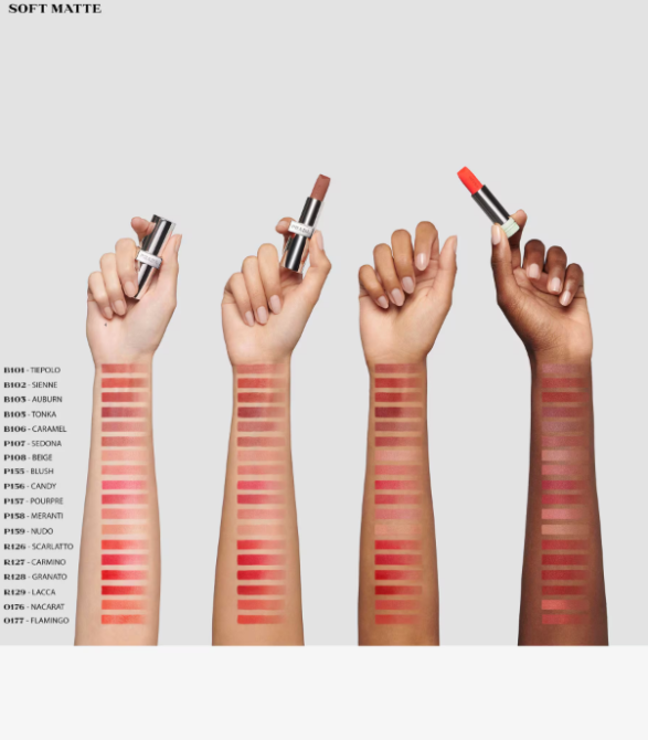 Рефіл помади Prada Monochrome Soft Matte Lipstick 159 Nudo — стійка матова помада змінний блок Слов'янськ - фото 9