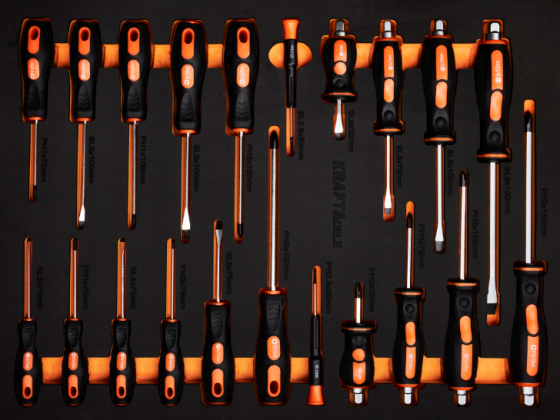 Візок для інструментів 7 ящиків 258 елемент Kraft&Dele (Польща) Київ