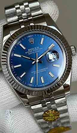 Швейцарские часы Rolex Datejust Silver-Blue. Киев