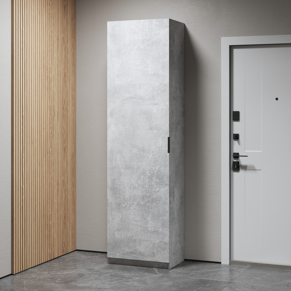 Шкаф пенал VAYS с выдвижной вешалкой и полками M-42 Львов - изображение 5