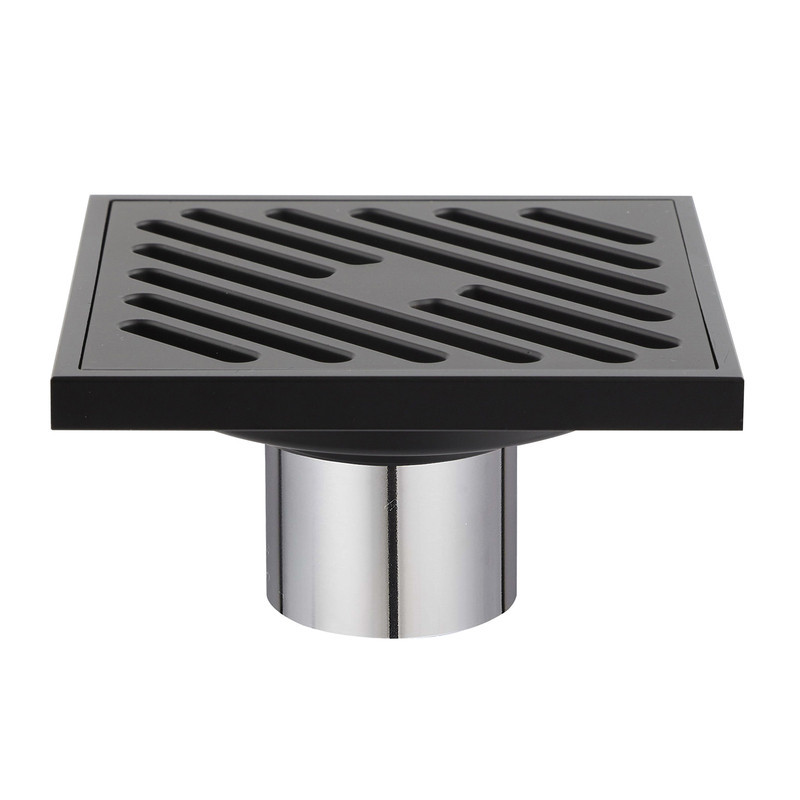 Душовий трап Koer FD10-100x100-180-Black (пряме відведення) (Чорний) (KR3414)  ( 12206 ) Харьков - изображение 2
