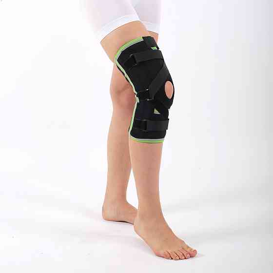 Бандаж на колено регулирующий, с 4-ма ребрами и крестообразным ремнем, наколенник Размер S Каменец-Подольский