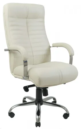 Офісне Крісло Керівника Richman Orion Fly 2200 Хром М1 Tilt Білий Київ