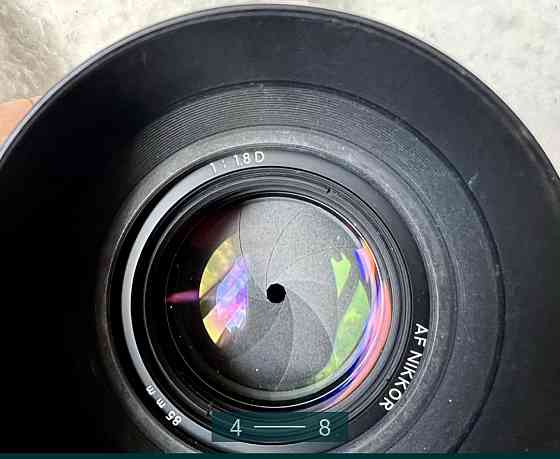 Объектив Nikkor AF 85mm f1.8D Київ