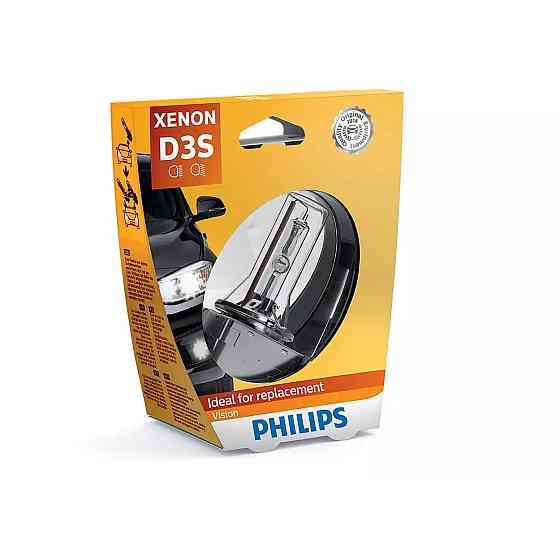 Ксенонова лампа PHILIPS 42403VIS1 D3S 42 V 35 W PK32d-5 Vision Харків