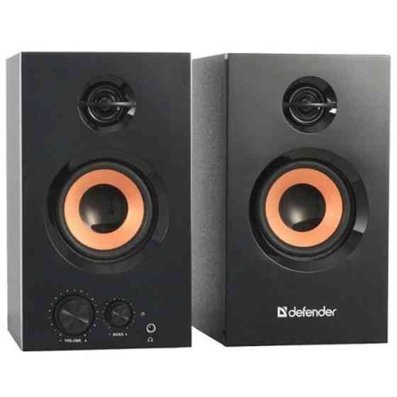 Акустичні колонки Defender Aurora S20 (2.0) 2x10W (дерево) Чорні Вінниця