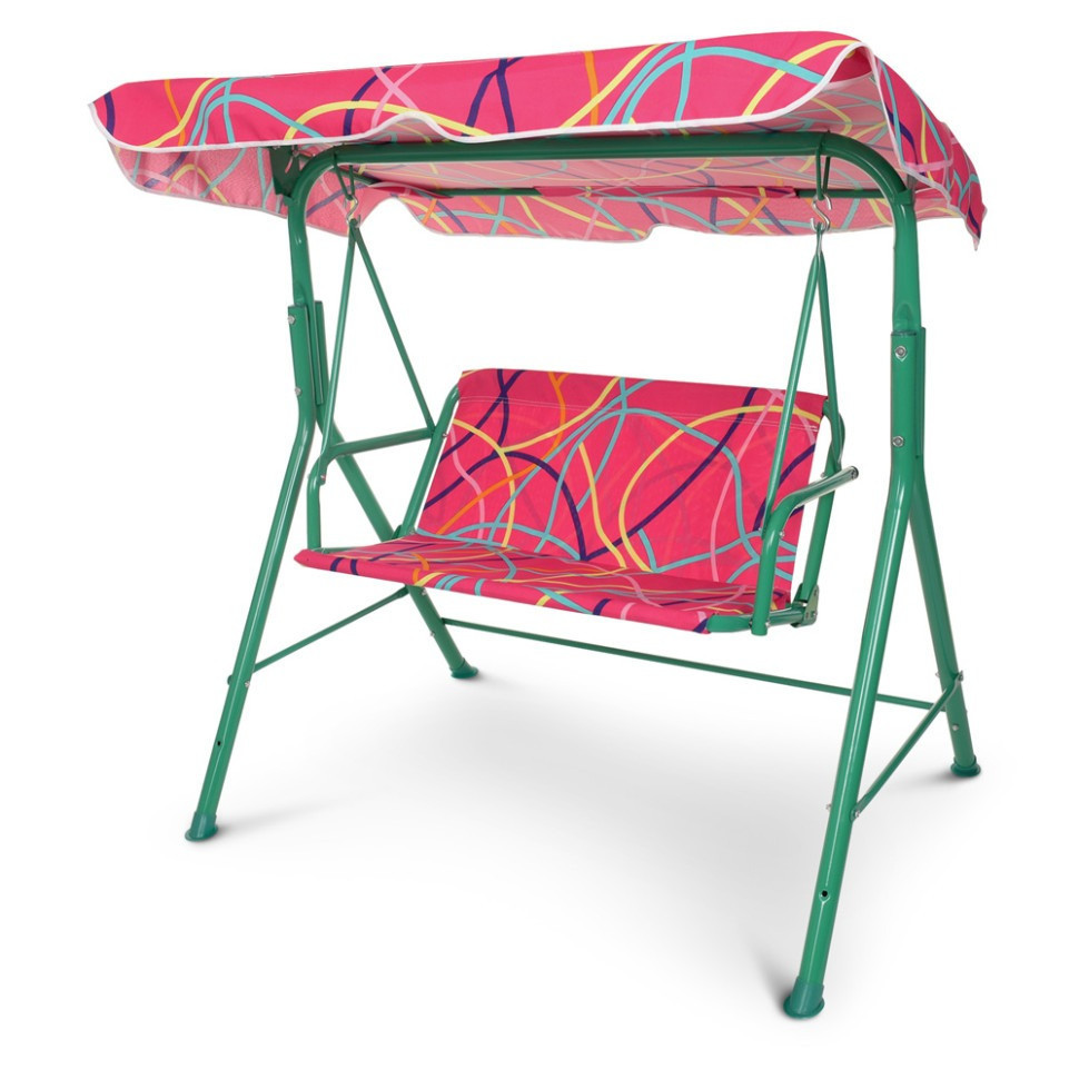 Качели детские M 4019-3 (106-75-117 см) садовые Винница - изображение 1