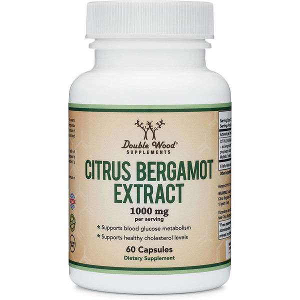 Екстракт цитрусового бергамоту Double Wood Supplements Citrus Bergamot Extract 1000 mg 60 capsules Луцьк - фото 1