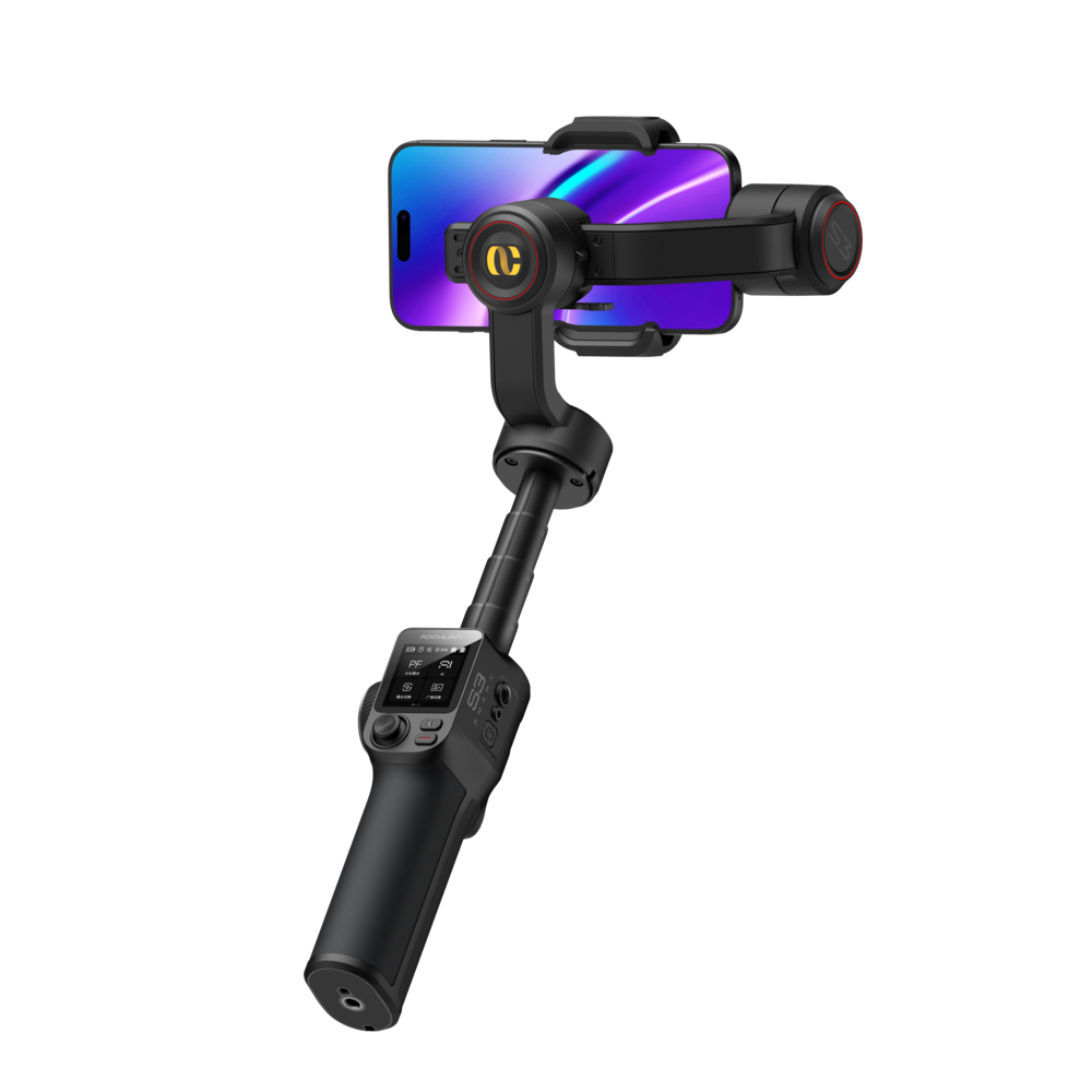 Триосьовий стабілізатор AOCHUAN Professional Gimbal Stabilizer for Smartphone SMART X3 AI Black Одеса - фото 5